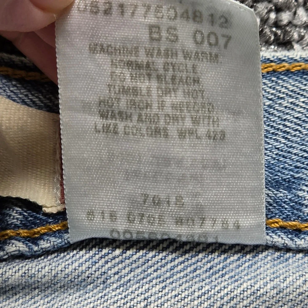 Grunge Skate Distressed Comfort Fit Jeans Mens 38x34 Light Wash Levi's 560